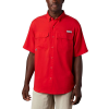 Columbia Men's Blood And Guts III SS Woven Shirt - Small - Red Spark