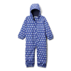 Columbia Infant Critter JittersPrinted Rain Suit - 12/18 Months - African Violet Polka Pets