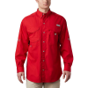 Columbia Men's Bonehead LS Shirt - XL - Red Spark