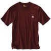 Carhartt Men's Workwear Pocket SS T Shirt - XL Regular - Port