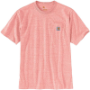 Carhartt Men's Workwear Pocket SS T Shirt - Medium Regular - Harvest Orange Snow Heather