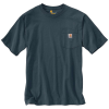 Carhartt Men's Workwear Pocket SS T Shirt - Large Regular - Bluestone