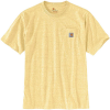Carhartt Men's Workwear Pocket SS T Shirt - XL Regular - Golden Haze Snow Heather