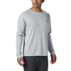 Columbia Men's PFG Zero Rules LS Shirt - Medium - Cool Grey
