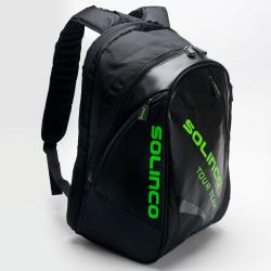 Solinco Tour Backpack Black/Neon Green Tennis Bags