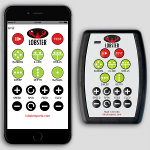 Lobster Elite Grand + iPhone Remote Combo Ball Machines