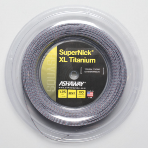 Ashaway SuperNick XL Titanium 17 1.25 360' Reel Squash String Reels