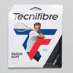 Tecnifibre Razor Soft 17 1.25 Tennis String Packages Carbon