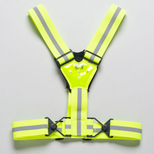 Amphipod Xinglet Strobe Plus LED Reflective, Night Safety Hi-Viz Green/Silver