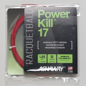 Ashaway Powerkill 17 Racquetball Racquetball String Packages Red