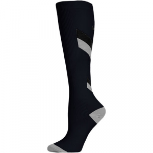 Nike Elite Running Support Anti-Blister Over the Calf Socks Black/Nano Grey/Strata Grey/Nano Grey