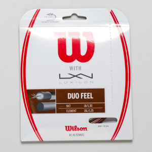 Wilson Duo Feel Element 125 + NXT 16 Tennis String Packages