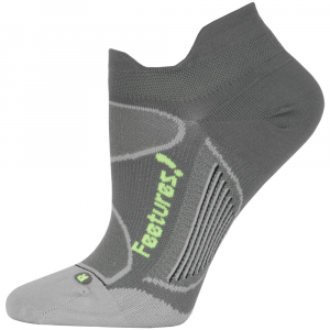 Feetures Elite Ultra Light No Show Tab Socks Socks Graphite/Reflector
