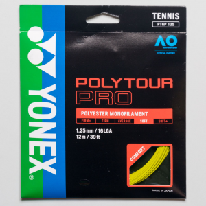 Yonex Poly Tour Pro 16L 1.25 Tennis String Packages Flash Yellow