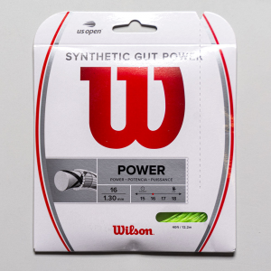 Wilson Synthetic Gut Power 16 Tennis String Packages Lime Green