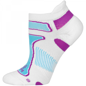 Balega Ultra Light No Show Socks Socks White/Berry/Aqua