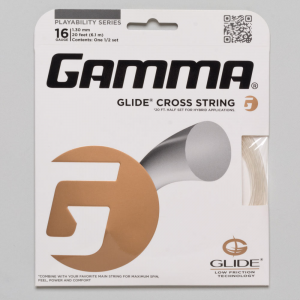 Gamma Glide Cross String ('20 Half Set for Hybrid) Tennis String Packages Crystal
