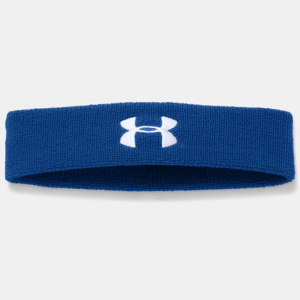 Under Armour Performance Headband Sweat Bands Royal/White