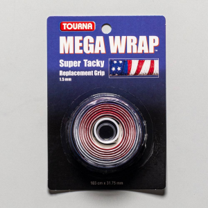 Tourna Mega Wrap Replacement Grip Tennis Replacement Grips USA Flag