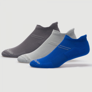 Brooks Run-In Three Pack Socks Socks Oxford/Cobalt/Asphalt