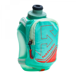 Nathan SpeedShot Plus Handheld Hydration Belts & Water Bottles Beach Glass/Sprout Greeb/Camelia