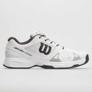 Wilson Rush Pro Junior Quick Lace White/White/Ebony Junior Tennis Shoes