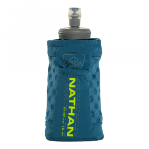 Nathan ExoDraw 2.0 Handheld Hydration Belts & Water Bottles Blue Mirage/Nuclear Yellow