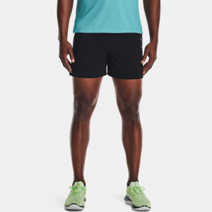 Under Armour Speedpocket 5" Shorts Men's Running Apparel Black/Pitch Gray