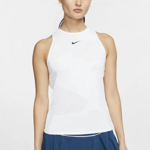 Nike Melbourne Solid Tank Women's Tennis Apparel White/Off Noir