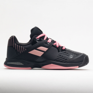 Babolat Propulse Junior Black/Geranium Pink Junior Tennis Shoes