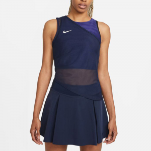 Nike Advantage Slam Tank Summer 2021 Women's Tennis Apparel Obsidian/White