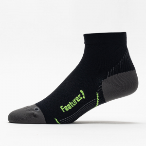 Feetures PF Relief Ultra Light Quarter Socks Socks Black (old coloring)