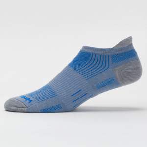 WrightSock ECO Run Tab Double Layer Socks Socks Grey/Blue
