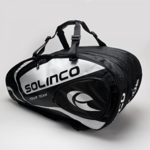 Solinco Tour 15-Pack Racquet Bag Black Tennis Bags