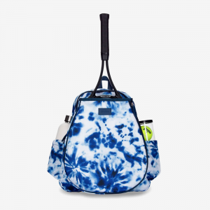 Ame & Lulu Game On Tennis Backpack Tennis Bags Navy Tie-Dye