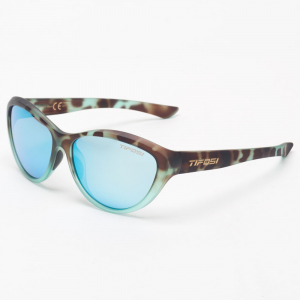 Tifosi Shirley Sunglasses Sunglasses Matte Blue Turtoise (Sky Blue Lense)