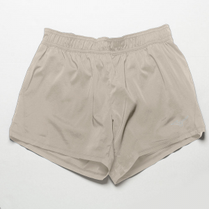 Mizuno Alpha Eco 4" Shorts Women's Running Apparel Vintage Khaki