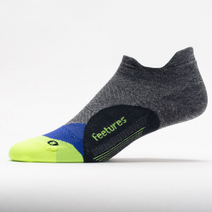 Feetures Elite Ultra Light No Show Tab Socks Socks Glowing Gray