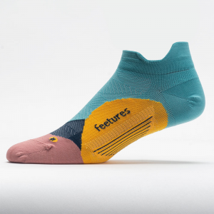 Feetures Elite Ultra Light No Show Tab Socks Socks Takeoff Turquoise