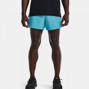 Under Armour Speedpocket 5" Shorts Men's Running Apparel Fresco Blue/Black