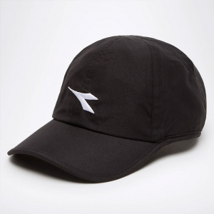 Diadora Adjustable Tennis Cap Hats & Headwear Black/Optical White