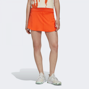 adidas Tennis Match Skirt Women's Tennis Apparel Impact Orange