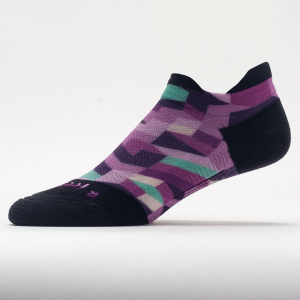 Feetures Elite Light Cushion No Show Tab Geo Print Socks Socks Geo Print Purple
