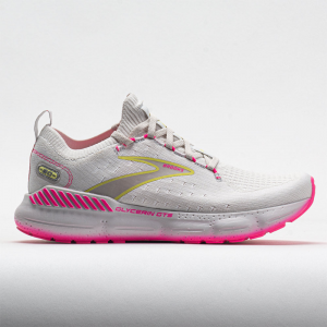 Brooks Glycerin StealthFit GTS 20 Women's Running Shoes Grey/Yellow/Pink