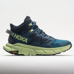 HOKA Trail Code GTX Men's Hiking Shoes Blue Graphite/Blue Coral