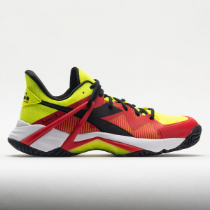 Diadora B.Icon 2 AG Men's Tennis Shoes Yellow Fluo/Black/Fiery Red