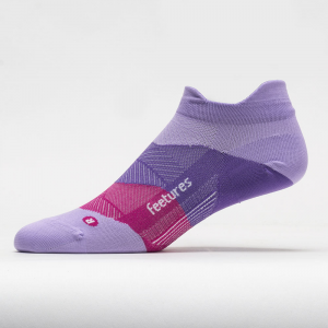 Feetures Elite Ultra Light No Show Tab Socks Socks Lace Up Lavender
