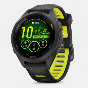 Garmin Forerunner 265s GPS Watch GPS Watches Black with Amp Yellow