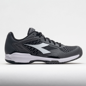 Diadora Speed Competition 7+ AG Men's Tennis Shoes Steel Gray/White/Black