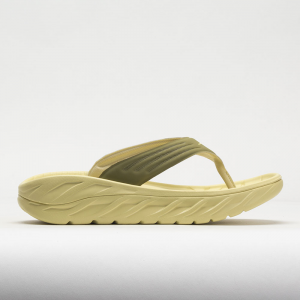 HOKA Ora Recovery Flip Men's Sandals & Slides Green Moss/Celery Root